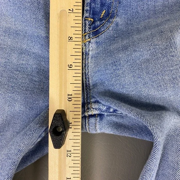 MOTHER High Waisted Rider Skimp Jeans Women's Size 25 Blue Distressed *Flaw Spot - Picture 10 of 16